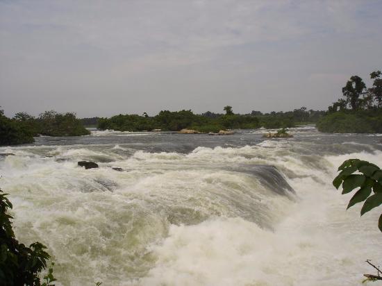Kalagala falls in Kalagala Central Forest Reserve